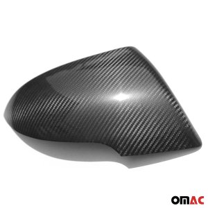 Kia Sportage Mirror Cover - Omac - Carbon Fiber - Gloss Black - 2011-2014